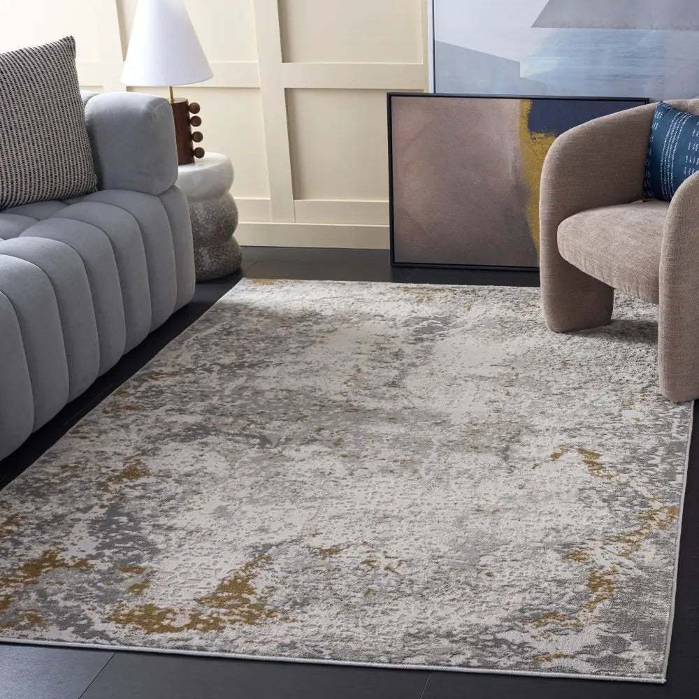 Safavieh Palma 5'-3" x 7'-6" Rug in Grey / Gold