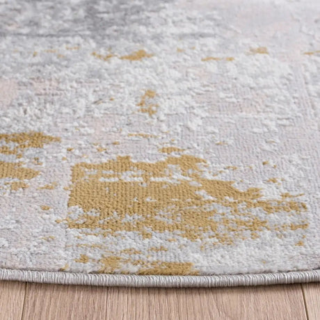 Safavieh Palma 6'-7" x 6'-7" Rug in Grey / Gold