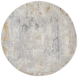 Safavieh Palma 6'-7" x 6'-7" Rug in Grey / Gold
