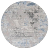 Safavieh Palma 6'-7" x 6'-7" Rug in Grey / Teal
