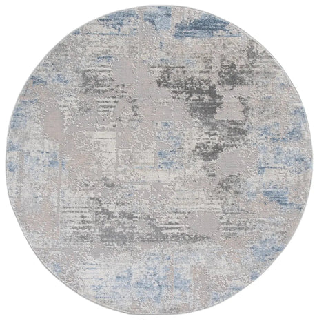 Safavieh Palma 6'-7" x 6'-7" Rug in Grey / Teal