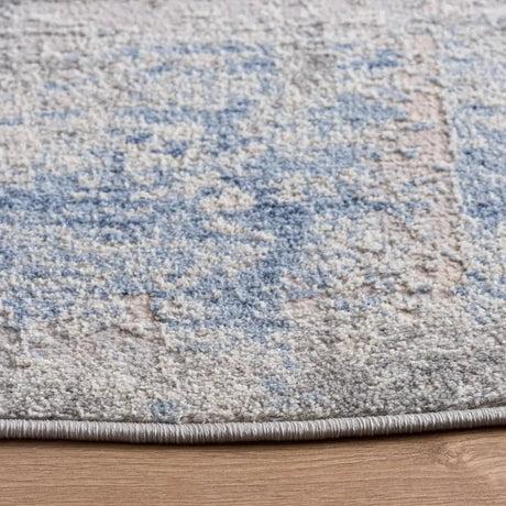 Safavieh Palma 6'-7" x 6'-7" Rug in Grey / Teal