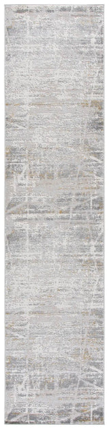 Safavieh Palma 2'-2" x 9'-0" Rug in Grey / Gold