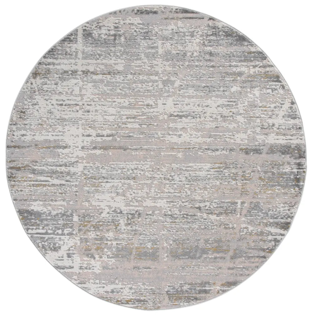 Safavieh Palma 6'-7" x 6'-7" Rug in Grey / Gold