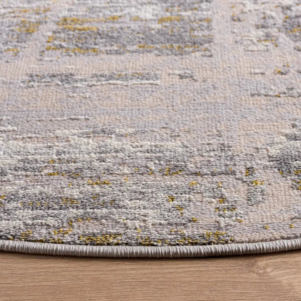 Safavieh Palma 6'-7" x 6'-7" Rug in Grey / Gold