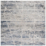 Safavieh Palma 6'-7" x 6'-7" Rug in Grey / Teal