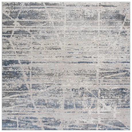 Safavieh Palma 6'-7" x 6'-7" Rug in Grey / Teal