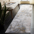 Safavieh Palma 2'-2" x 9'-0" Rug in Grey / Gold
