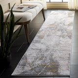 Safavieh Palma 2'-2" x 9'-0" Rug in Grey / Gold