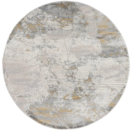 Safavieh Palma 6'-7" x 6'-7" Rug in Grey / Gold