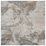 Safavieh Palma 6'-7" x 6'-7" Rug in Grey / Gold