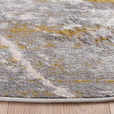 Safavieh Palma 6'-7" x 6'-7" Rug in Grey / Gold