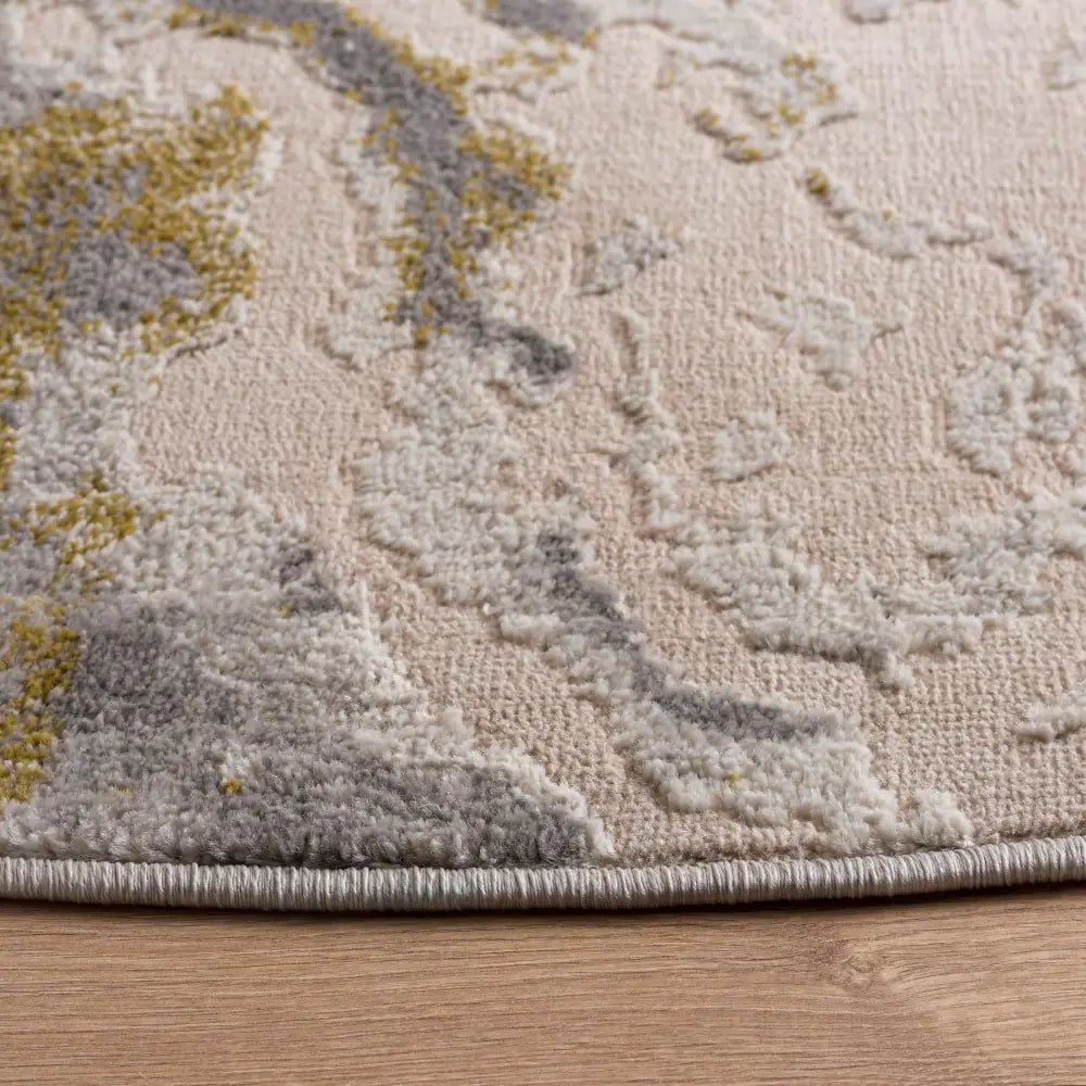 Safavieh Palma 6'-7" x 6'-7" Rug in Grey / Gold