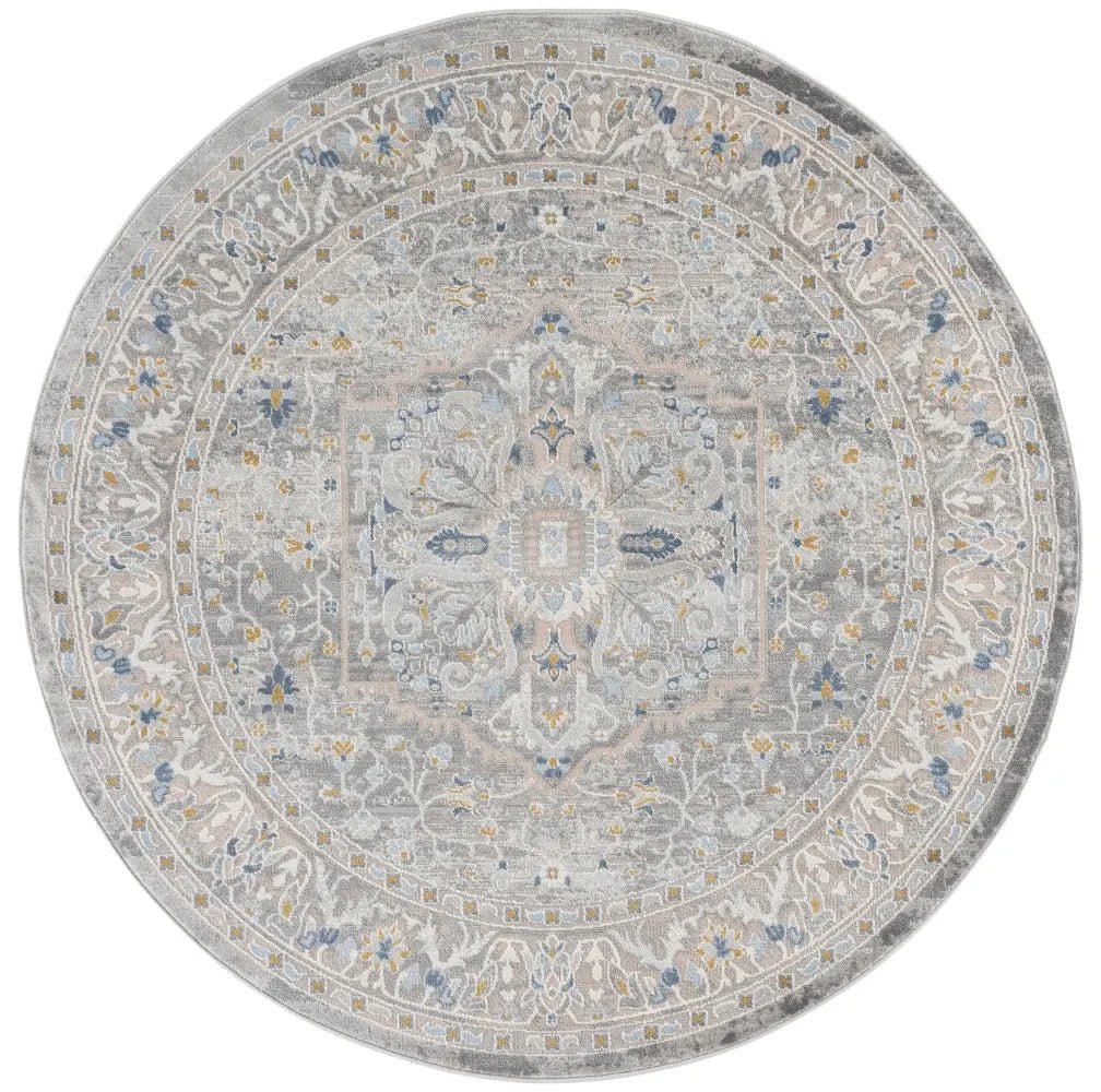 Safavieh Palma 6'-7" x 6'-7" Rug in Grey