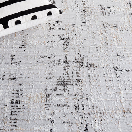Safavieh Parker Prk100G Light Grey/Black Rug.
