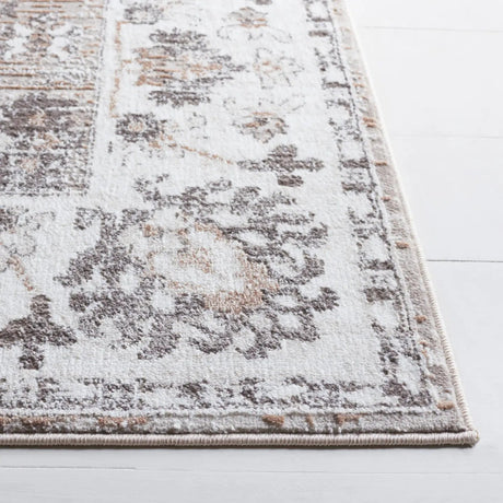 Safavieh Parker 4'-0" x 6'-0" Rug in Taupe / Ivory Grey