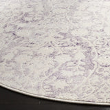 Safavieh Passion 5'-0" x 5'-0" Rug in Lavander / Ivory