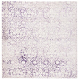 Safavieh Passion 6'-7" x 6'-7" Rug in Lavander / Ivory