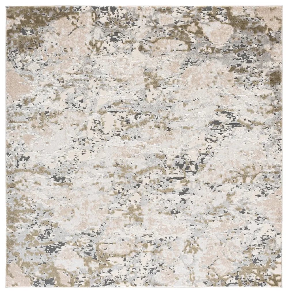Safavieh Pearl 6'-7" x 6'-7" Rug in Ivory / Grey Green