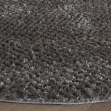 Safavieh Penelope Shag 6'-7" x 6'-7" Rug in Grey