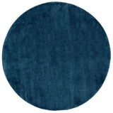 Safavieh Penelope Shag 6'-7" x 6'-7" Rug in Navy