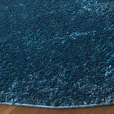 Safavieh Penelope Shag 6'-7" x 6'-7" Rug in Navy