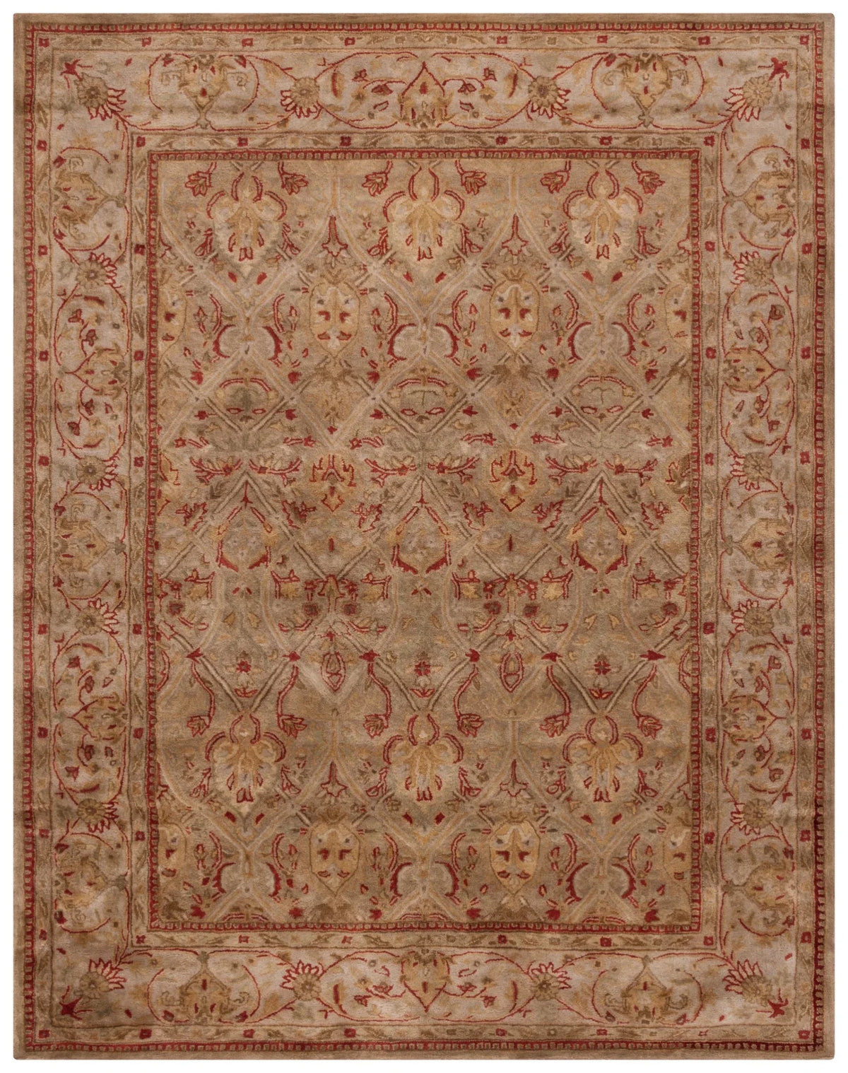 Safavieh Persian Legend 9'-6" x 13'-6" Rug in Moss / Beige