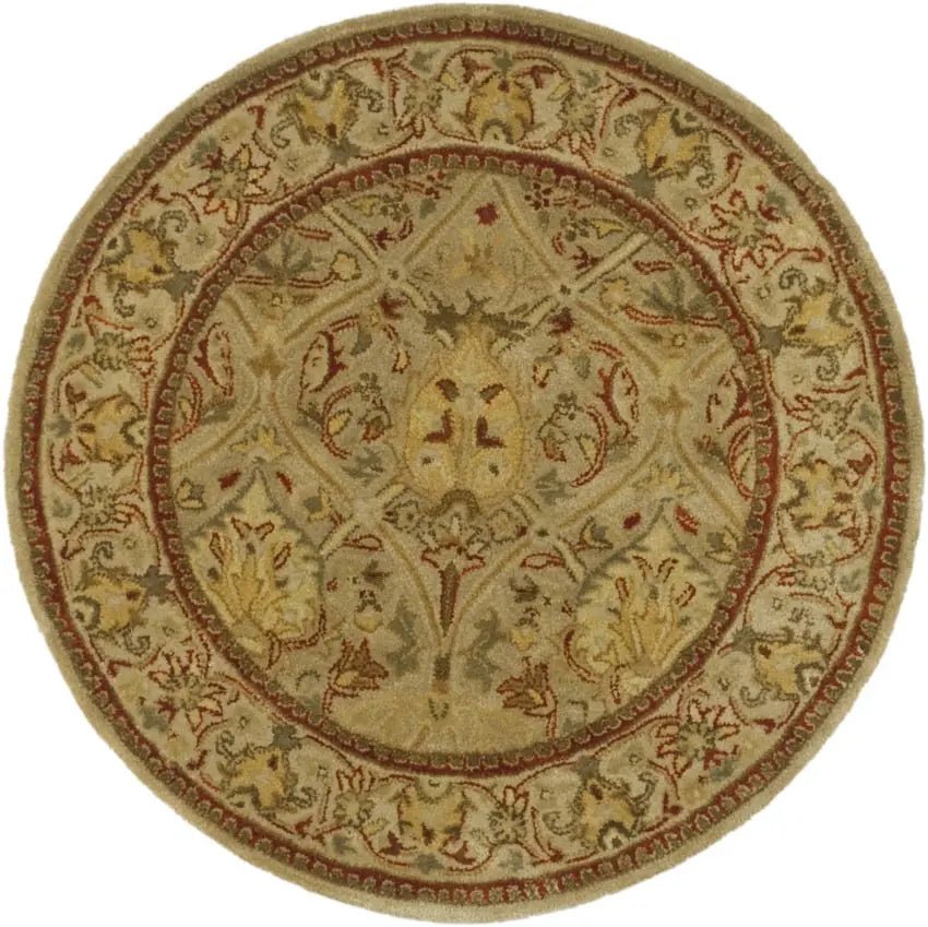 Safavieh Persian Legend 3'-6" x 3'-6" Rug in Moss / Beige