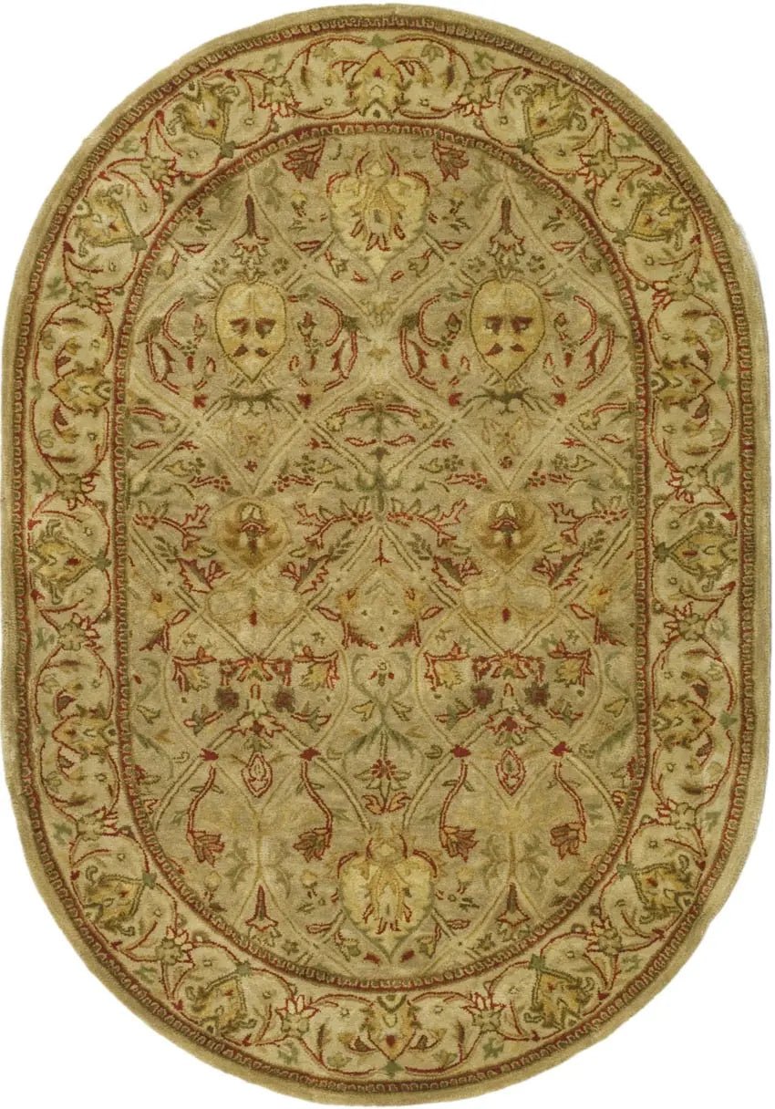Safavieh Persian Legend 4'-6" x 6'-6" Rug in Moss / Beige