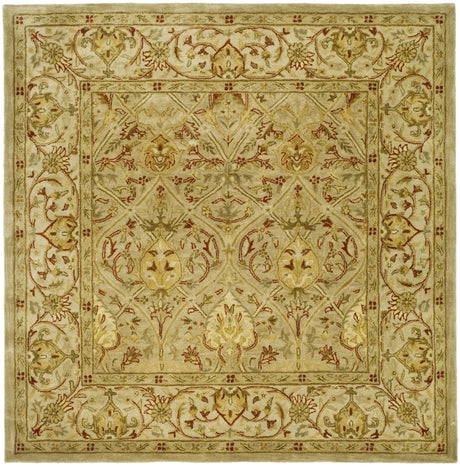 Safavieh Persian Legend 6'-0" x 6'-0" Rug in Moss / Beige
