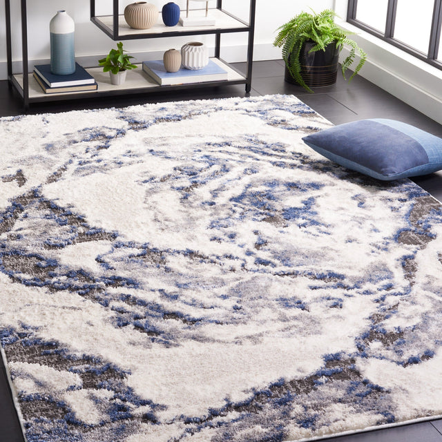 Safavieh Petra Pta104A Ivory/Blue Rug.