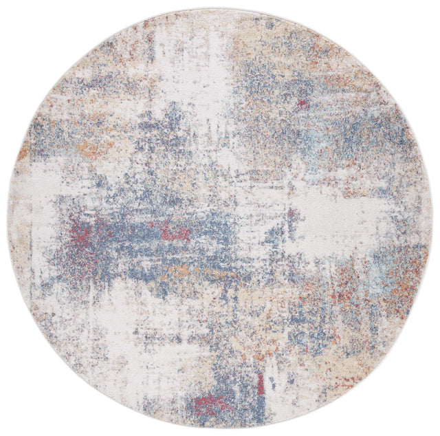 Safavieh Phoenix Phx502A Ivory/Blue Rust Rug.