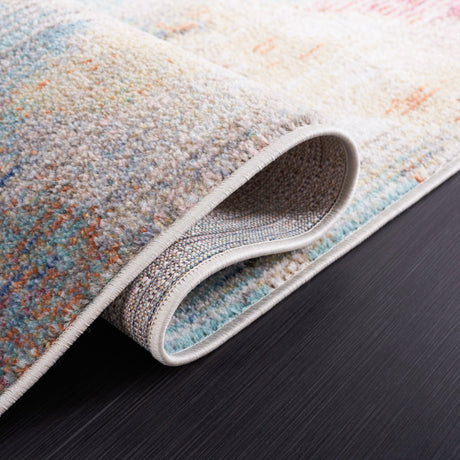 Safavieh Phoenix Phx508J Aqua/Gold Rose Rug.