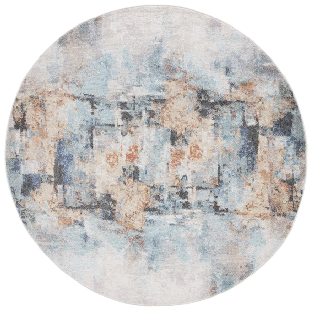 Safavieh Phoenix Phx510J Aqua/Gold Rust Rug.