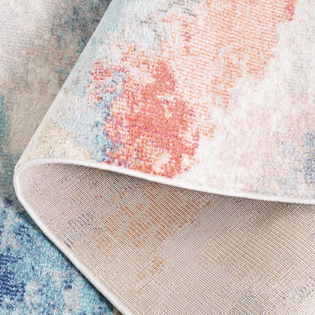 Safavieh Phoenix Phx551A Ivory/Blue Rust Rug.