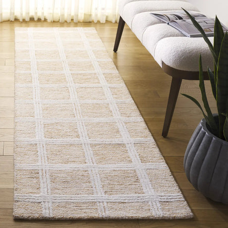 Safavieh Pine 2'-3" x 8'-0" Rug in Orange / Ivory