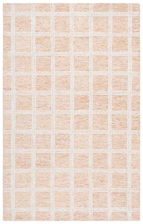 Safavieh Pine 4'-0" x 6'-0" Rug in Orange / Ivory