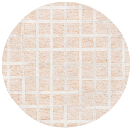 Safavieh Pine 6'-0" x 6'-0" Rug in Orange / Ivory