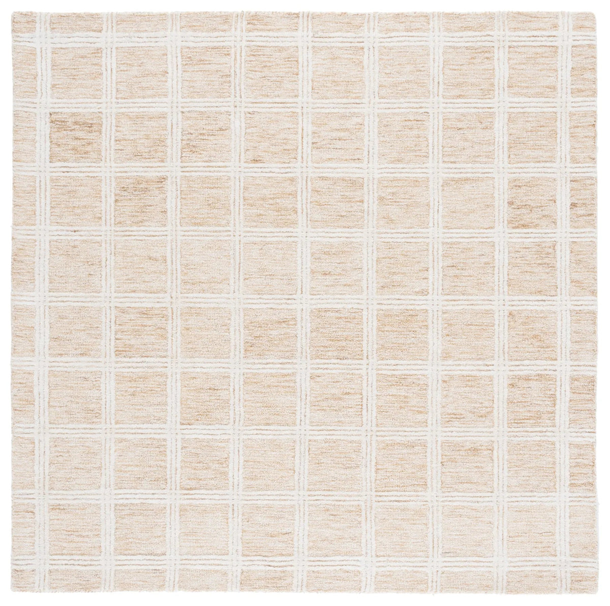 Safavieh Pine 6'-0" x 6'-0" Rug in Orange / Ivory