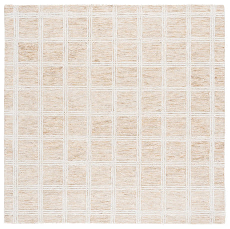 Safavieh Pine 6'-0" x 6'-0" Rug in Orange / Ivory