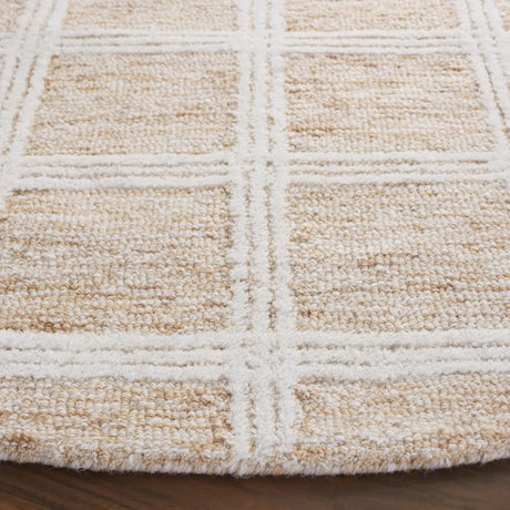 Safavieh Pine 6'-0" x 6'-0" Rug in Orange / Ivory