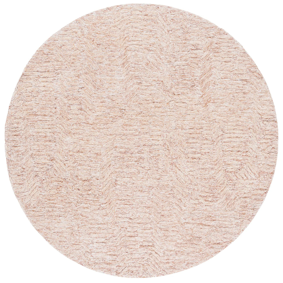 Safavieh Pine 6'-0" x 6'-0" Rug in Rust / Ivory