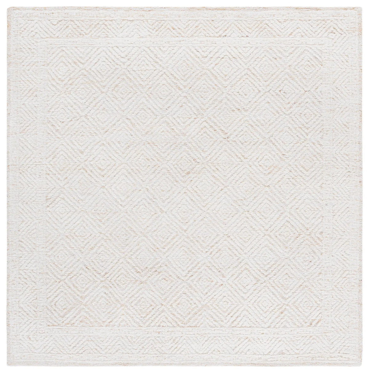 Safavieh Pine 6'-0" x 6'-0" Rug in Ivory / Orange