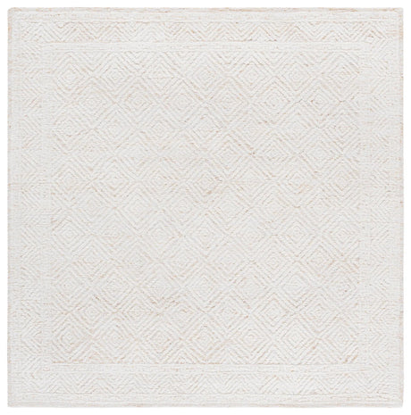 Safavieh Pine 6'-0" x 6'-0" Rug in Ivory / Orange