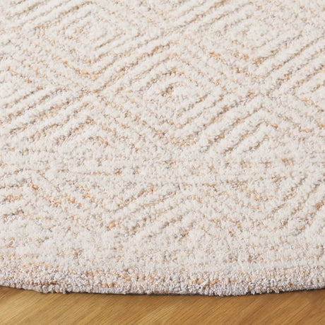 Safavieh Pine 6'-0" x 6'-0" Rug in Ivory / Orange