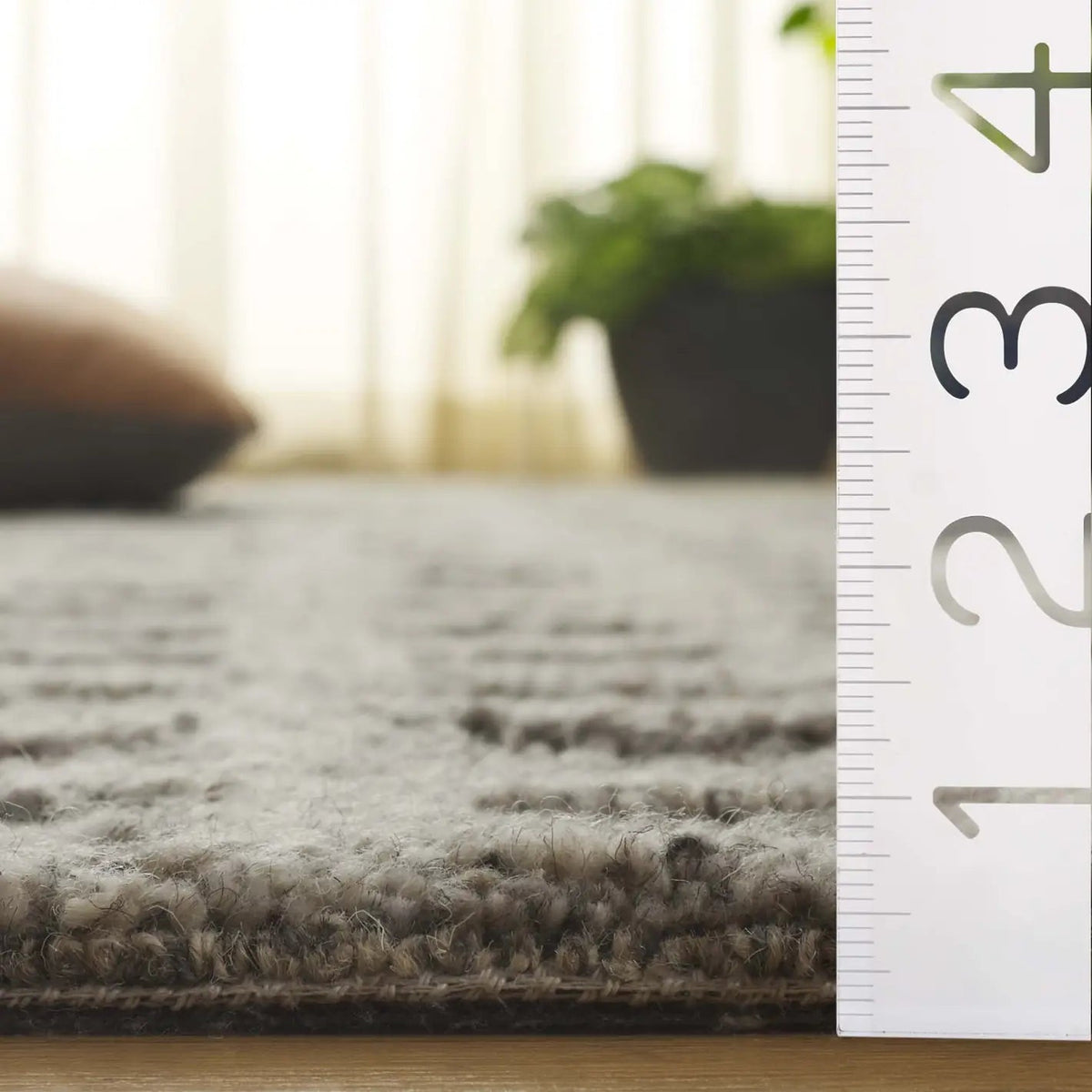 Safavieh Pine 4'-0" x 6'-0" Rug in Taupe