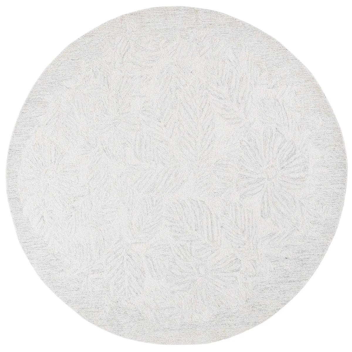 Safavieh Pine 6'-0" x 6'-0" Rug in Light Grey / Ivory