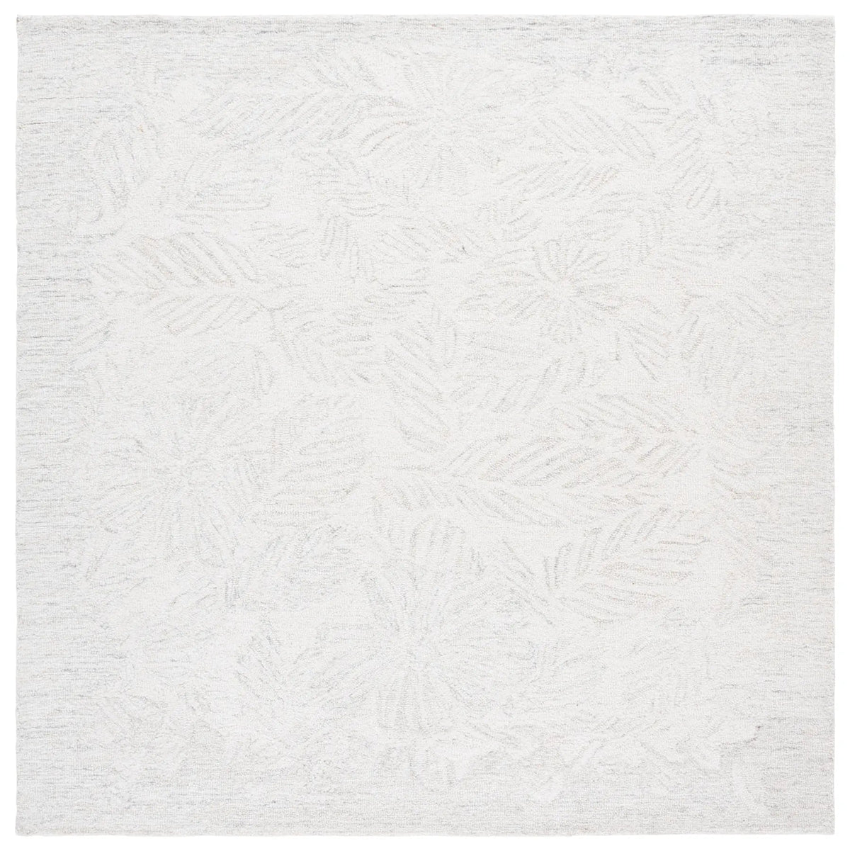 Safavieh Pine 6'-0" x 6'-0" Rug in Light Grey / Ivory