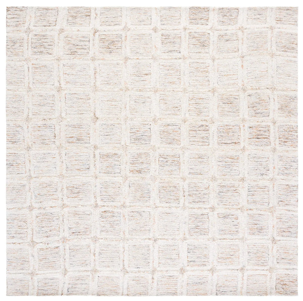 Safavieh Pine 6'-0" x 6'-0" Rug in Rust / Grey