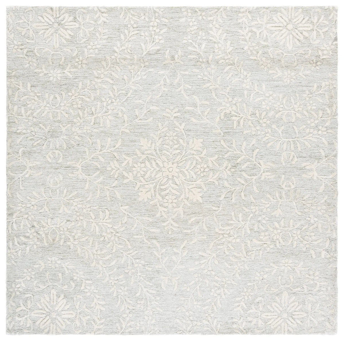 Safavieh Pine 6'-0" x 6'-0" Rug in Light Green / Ivory